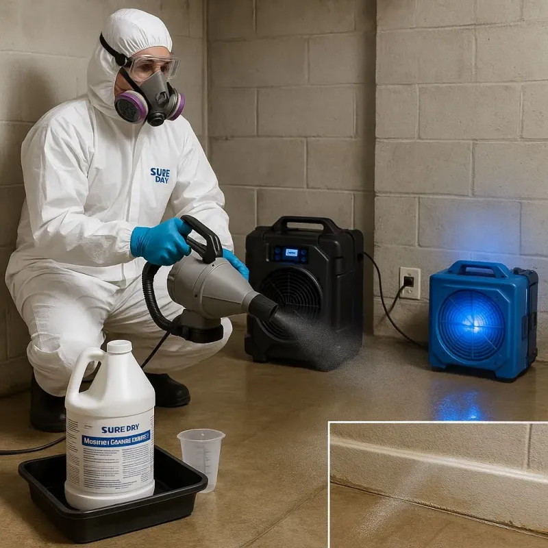 Sanitization and Odor Removal process in Lunenburg, VA